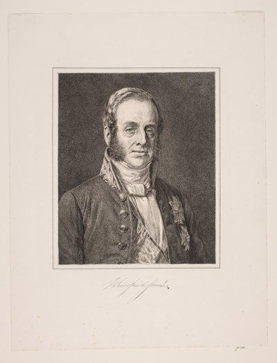 Postmaster General Count S. Danneskjold-Samsøe by Jørgen Roed