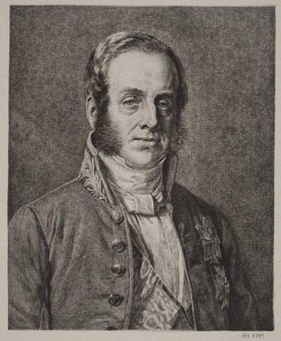 Generalpostdirektør Greve S. Danneskjold-Samsøe by Jørgen Roed