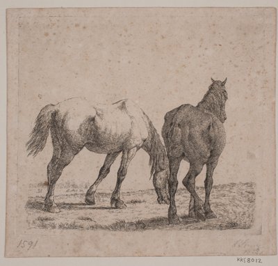 Two Horses by Jørgen V. Sonne