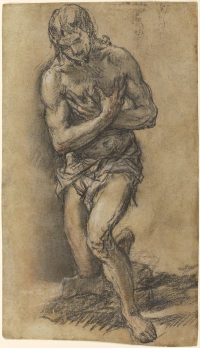 Christ Baptized by Juan Carreño de Miranda