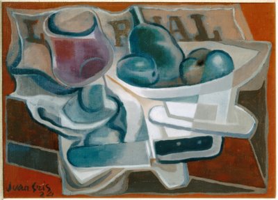 Bowl and Glass by Juan Gris