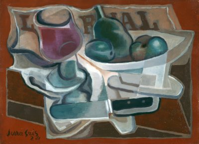 Fruit Bowl and Glass by Juan Gris