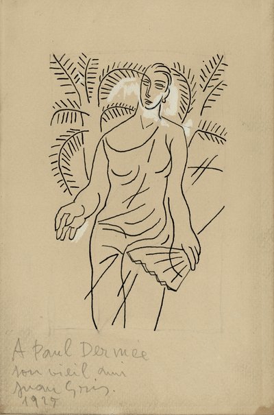 Woman at the... by Juan Gris