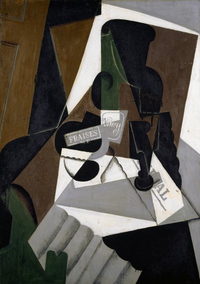 The Pot of Strawberry Jam by Juan Gris