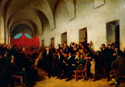 Cabildo in Session, May 22 by Juan Manuel Blanes