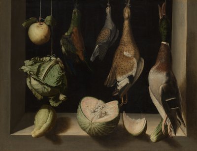 Still Life with Game Fowl by Juan Sanchez Cotan