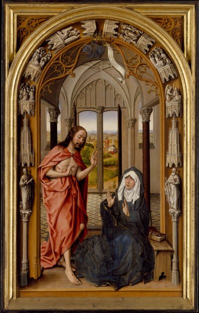 Christ Appearing to His Mother, c.1496 by Juan de Flandes
