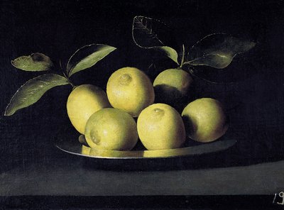Still Life with Lemons by Juan de Zurbaran