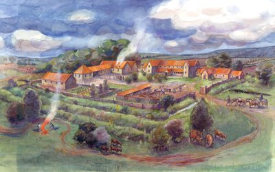 Gargrave Roman Villa, North Yorkshire by Judith Dobie