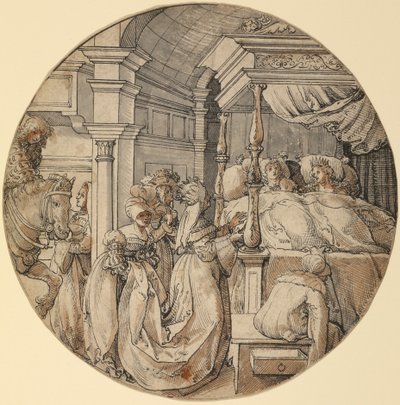 Bridal Scene by Jörg Breu the Elder
