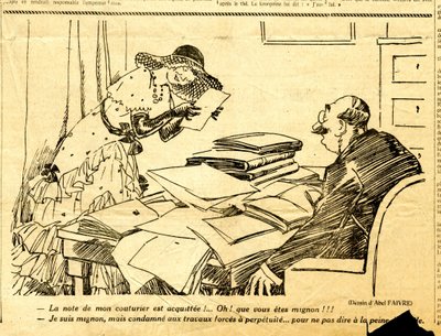 Candide, Satirical in B & W by Jules Abel Faivre