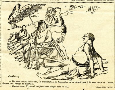 Candide, Satirical in B&W by Jules Abel Faivre