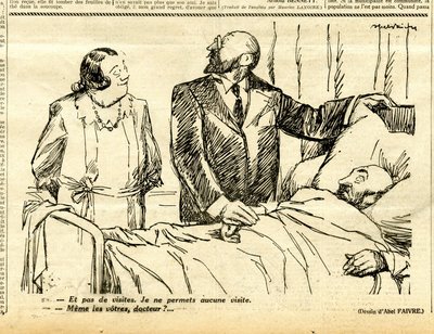 Candide, Satirical in B&W by Jules Abel Faivre