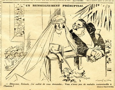 Candide, Satirical in B&W by Jules Abel Faivre