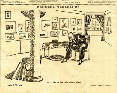 Candide, Satirical in B & W by Jules Abel Faivre