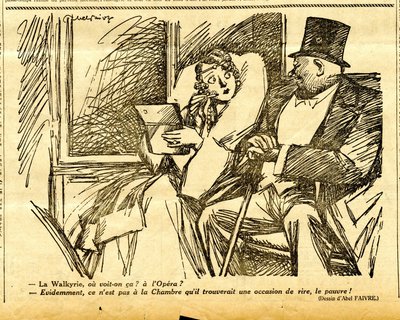 Candide, Satirical in B & W by Jules Abel Faivre