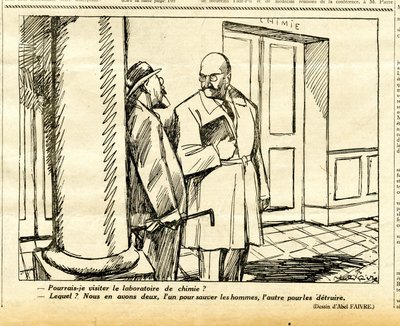 Candide, Satirical in Black & White by Jules Abel Faivre