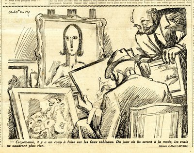 Candide, Satirical in B&W by Jules Abel Faivre