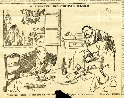 Candide, Satirical in B&W by Jules Abel Faivre
