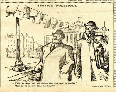 Candide, Satirical in B & W by Jules Abel Faivre