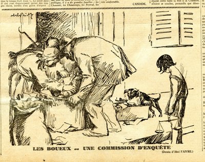 Candide, Satirical in B & W by Jules Abel Faivre