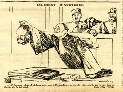 Candide, Satirical in Black & White by Jules Abel Faivre