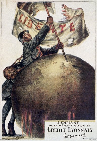 The 3rd National Defence Loan, 1917 by Jules Abel Faivre