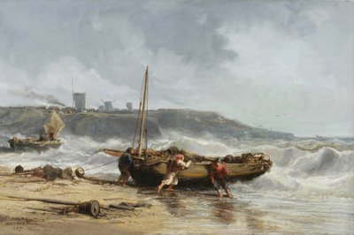 Coast Scene by Jules Achille Noel