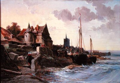 Souvenir de Douarnenes by Jules Achille Noel