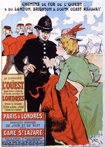 Tourism in England by Jules Alexandre Gruen or Grun