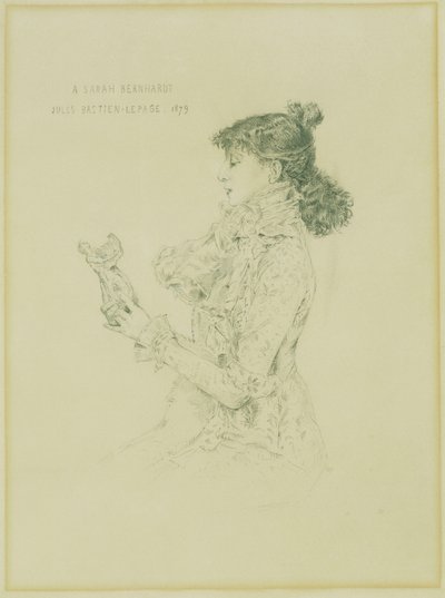 Portrait of Sarah Bernhardt by Jules Bastien Lepage