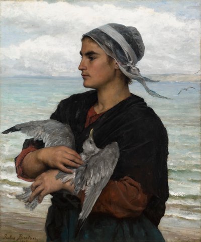 The Wounded Seagull by Jules Breton