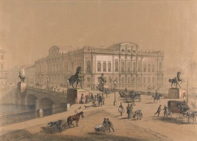 The Beloselsky-Belozersky Palace in Saint Petersburg by Jules Charlemagne