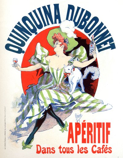 Advertising for Quinquina Dubonnet Aperitif by Jules Cheret