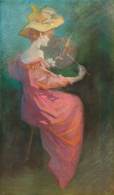 The Painting, c1893 by Jules Cheret