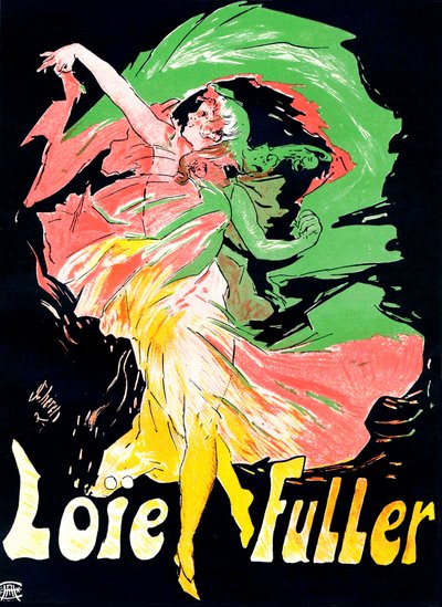 Loïe Fuller Poster, 1897 by Jules Cheret