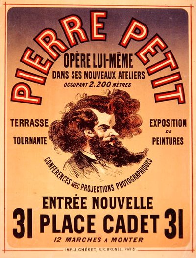 Poster advertising Pierre Petit