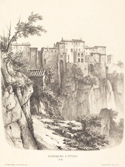 Buildings at Tivoli by Jules Coignet