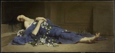 Martyr in the catacombs by Jules Cyrille Cave