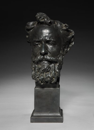 Head of Alphonse Legros by Jules Dalou