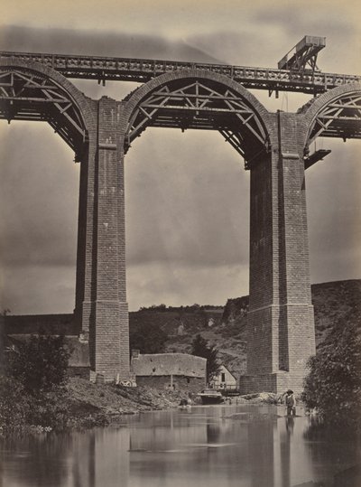 Pont-de-Buis, on the Doufine, France by Jules Duclos