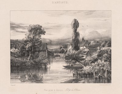 View taken at Alençon by Jules Dupré