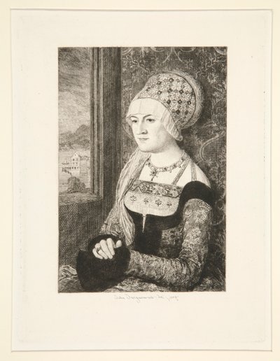 Portrait of a Woman by Jules Ferdinand Jacquemart