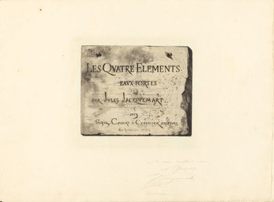 Title Page by Jules Ferdinand Jacquemart