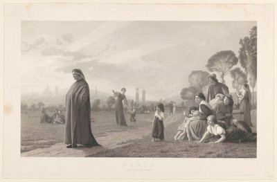 Dante, after J.L. Gérôme by Jules Gabriel Levasseur