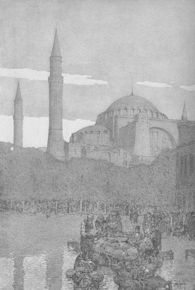 The Mosque of Santa Sophia by Jules Guerin