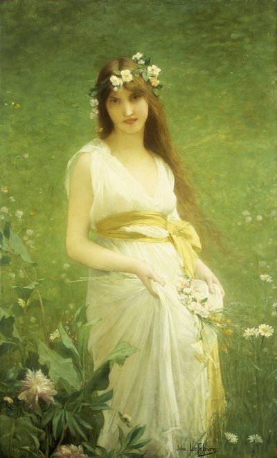 Springtime by Jules Joseph Lefebvre