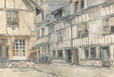 View of the Rue de Lamitie by Jules Lessore