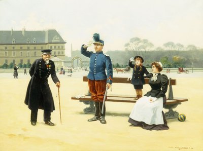 The Salute by Jules Monge