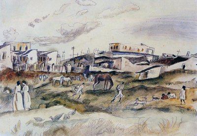 A Street in Havana, Cuba by Jules Pascin